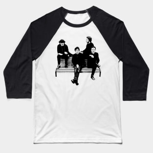 Black and White Retro Baseball T-Shirt